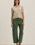 ALEXIS TWILL PANT WITH DARTED KNEE