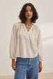 CARINA TONAL STITCH EMBROIDERY BLOUSE