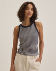 LUA YARN DYE JERSEY STRIPE TANK