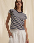 TASH YARN DYE JERSEY STRIPE TEE