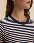 TASH YARN DYE JERSEY STRIPE TEE