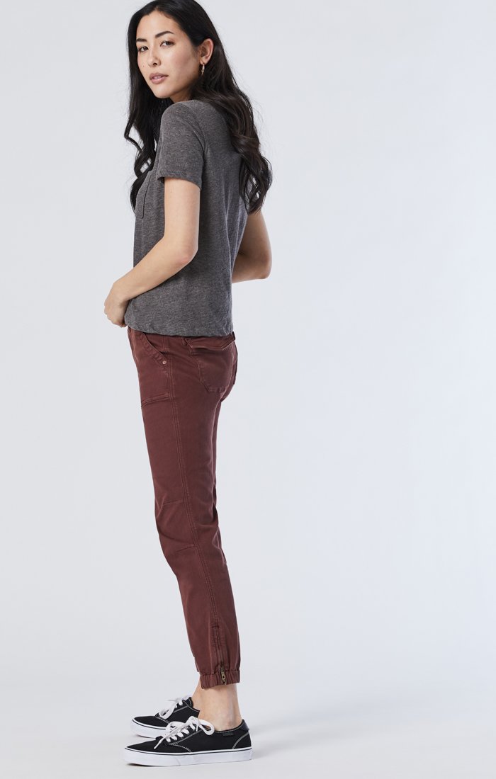 IVY BROWN STONE TWILL PANT