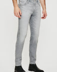 ag jeans dylan slim fit jean in huerta grey, front view