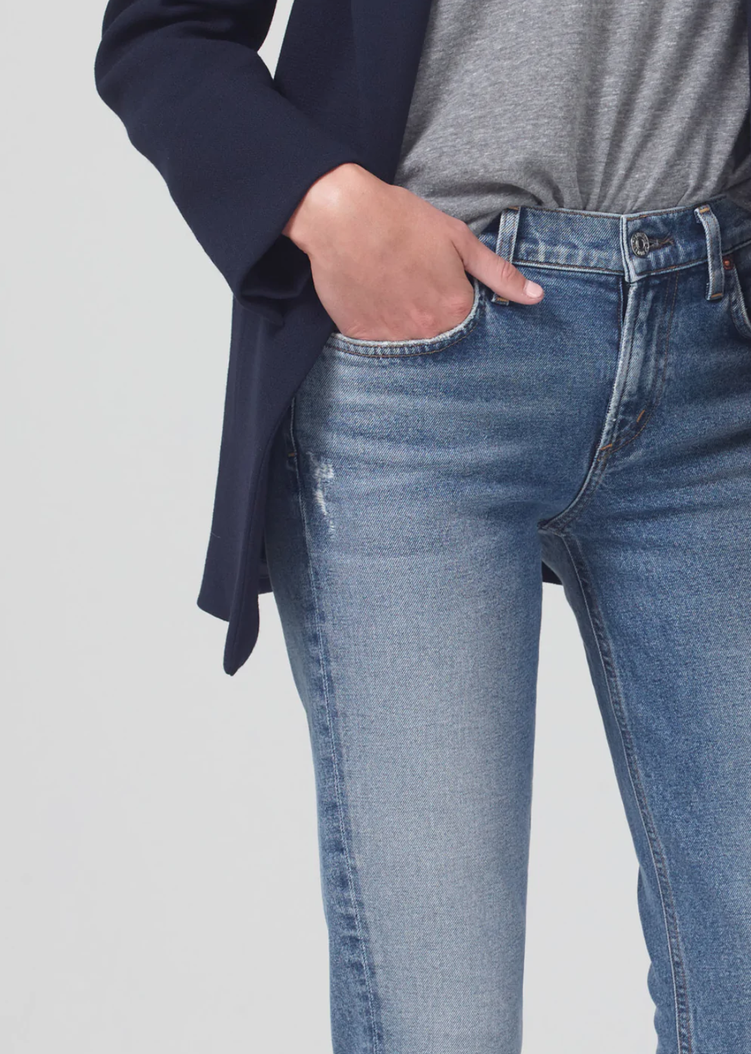 citizens of humanity inga low rise jean in lillet detail