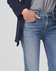 citizens of humanity inga low rise jean in lillet detail