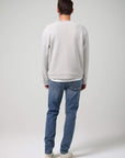 citizens of humanity london slim fit jean in mid blue back