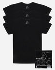 Kuwalla Tee 3-pack of t-shirts in black